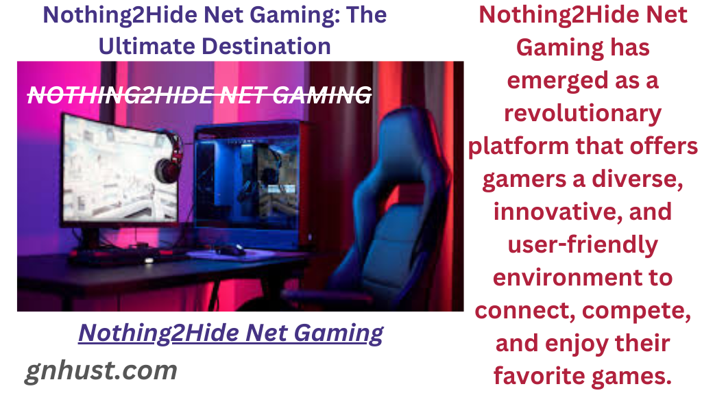 Nothing2Hide Net Gaming: The Ultimate Destination